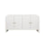 Belmont Waterfall Buffet in Glossy White - Front - Worlds Away at Fig Linens and Home