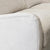 Kaleb WINGBACK SOFA WITH CERUSED OAK FEET IN IVORY PLAIN WEAVE UPHOLSTERY - Arm Details
