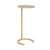 Nina Round Cigar Table in Gold Leaf by Worlds Away - Table - Side - Fig Linens and Home