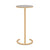 Nina Round Cigar Table in Gold Leaf by Worlds Away - Table - Back - Fig Linens and Home