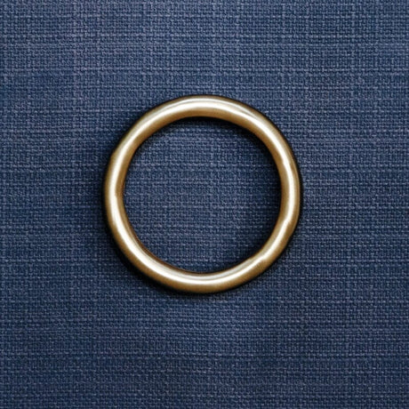 Rue FOUR DOOR BUFFET WITH ANTIQUE BRASS CIRCLE HARDWARE IN TEXTURED NAVY LINEN - Detail 