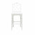 Annette White Counter Stool by Worlds Away - Front View - Chippendale