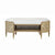 Beale Cerused Oak Bench Worlds Away - Fig Linens and Home - Storage Bench Front View
