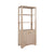 Angle View - Worlds Away Young Cerused Oak Etagere Shelf by Worlds Away - Fig Linens and Home