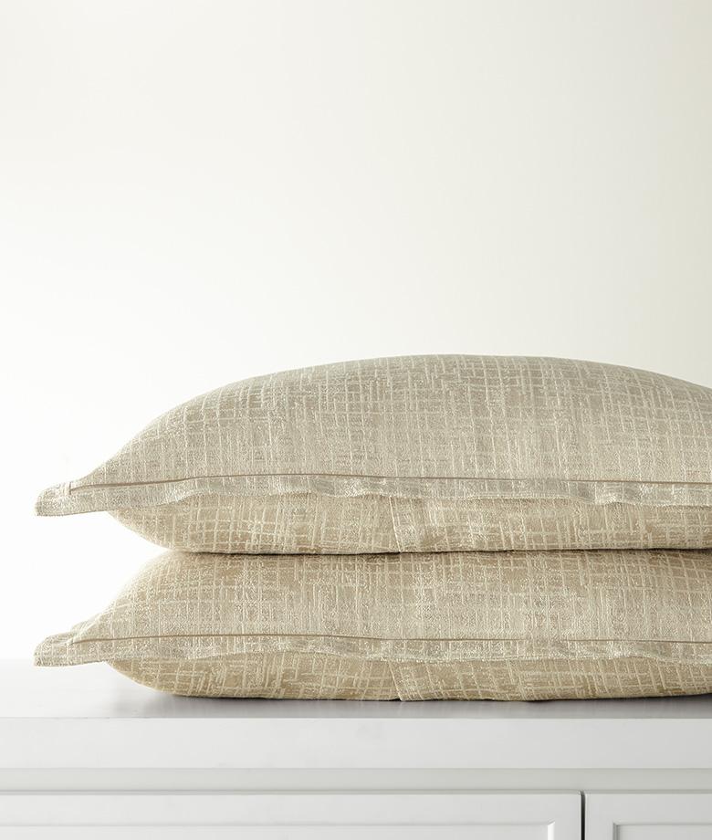 Wren Bamboo Shams by Legacy Home - Fig Linens