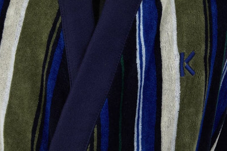 Kenzo Paris K TIE Kimono Bathrobe (Men's) - Logo - Fig Linens and Home