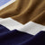 Hugo Boss Home TENNIS COURT Blue Printed Velour Beach Towel - Fabric Detail 2 - Fig Linens and Home