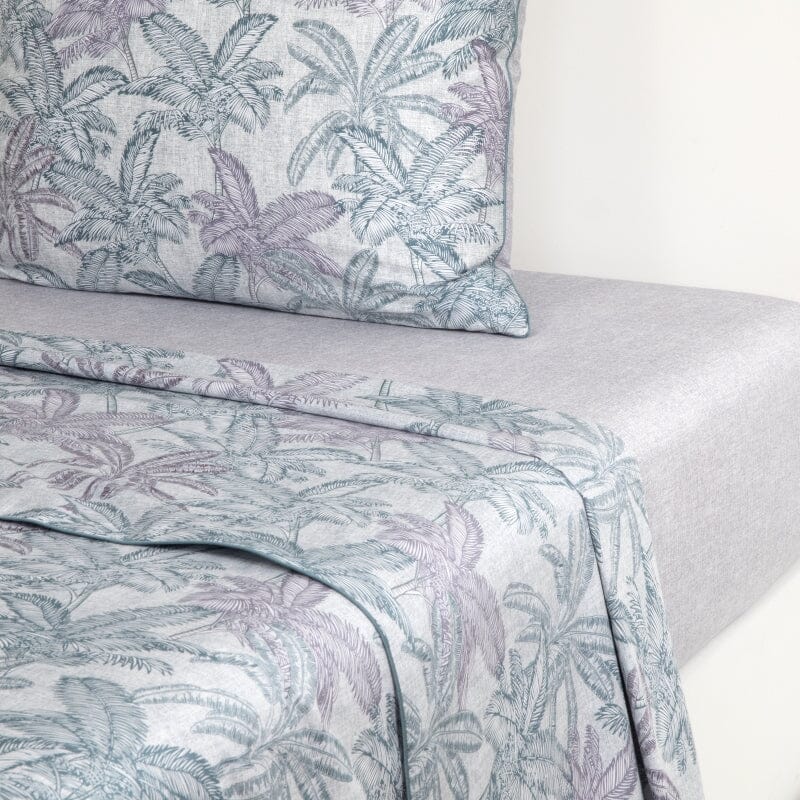 Palm Grove Bedding by Hugo Boss Home - Flat Sheet - Fig Linens and Home