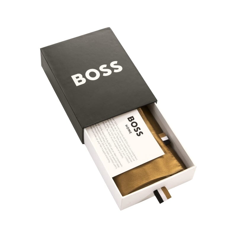 Hugo Boss Home SILK SHAM Camel Silk Sham Standard (Single) in a box - Box 2 - Fig Linens and Home