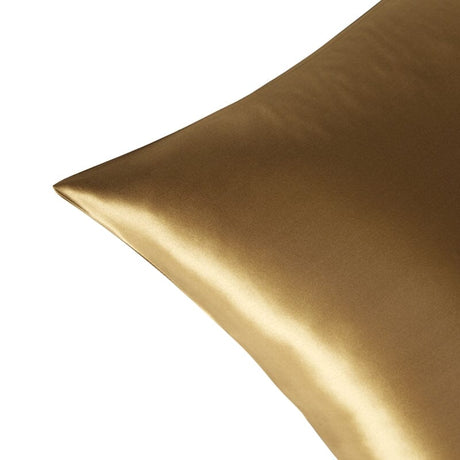 Hugo Boss Home SILK SHAM Camel Silk Sham Standard (Single) in a box - Corner - Fig Linens and Home