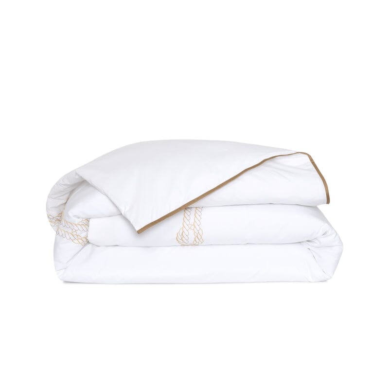 Yves Delorme Couture Drisse Bronze Bedding - Fig Linens and Home  - Duvet Cover