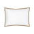 Yves Delorme Couture Drisse Bronze Bedding - Fig Linens and Home  - Pillow Sham - Boudoir Sham Back
