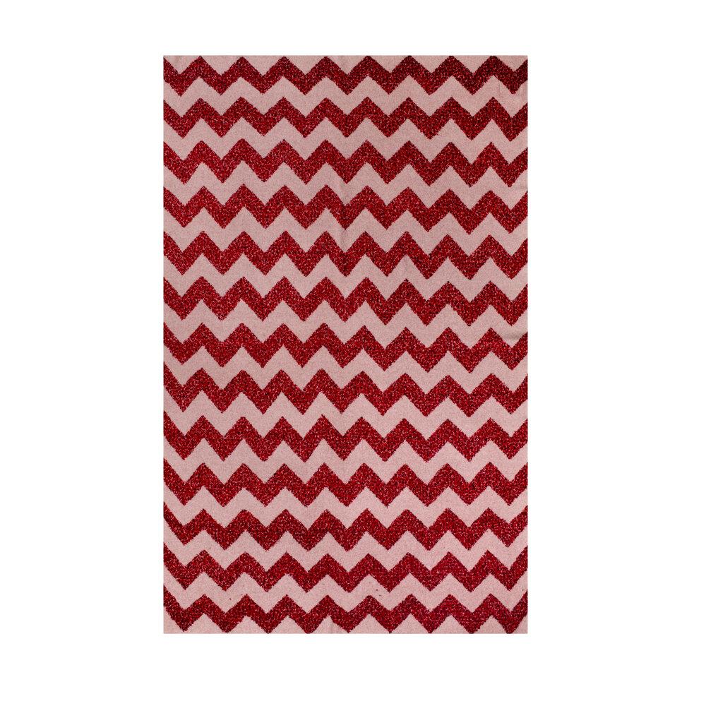 Cherry Zig Zag Cashmere Blankets by Saved NY | Fig Linens