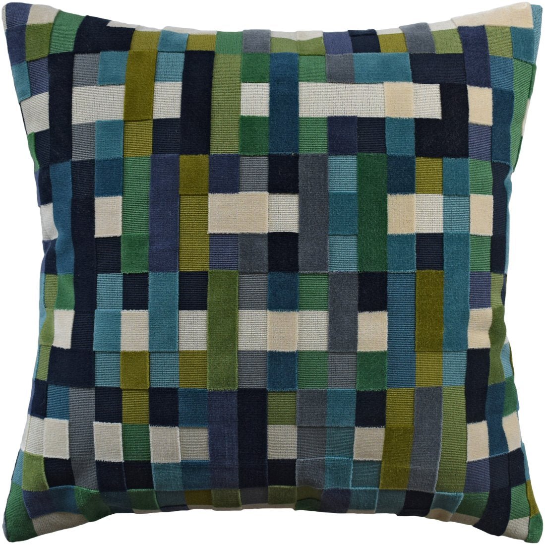 Abstract Moment Peacock Pillow by Ryan Studio