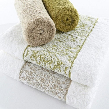 Nymphea Towels by Abyss and Habidecor Euro Hand 21x39 Bluestone at FIG LINENS AND HOME 1