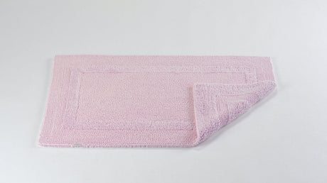 Fig Linens - Abyss & Habidecor Reversible Bath Rug - Pink Lady - 23x23" Contour