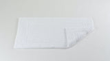 Fig Linens - Abyss & Habidecor Reversible Bath Rug - White - 23x23" Contour