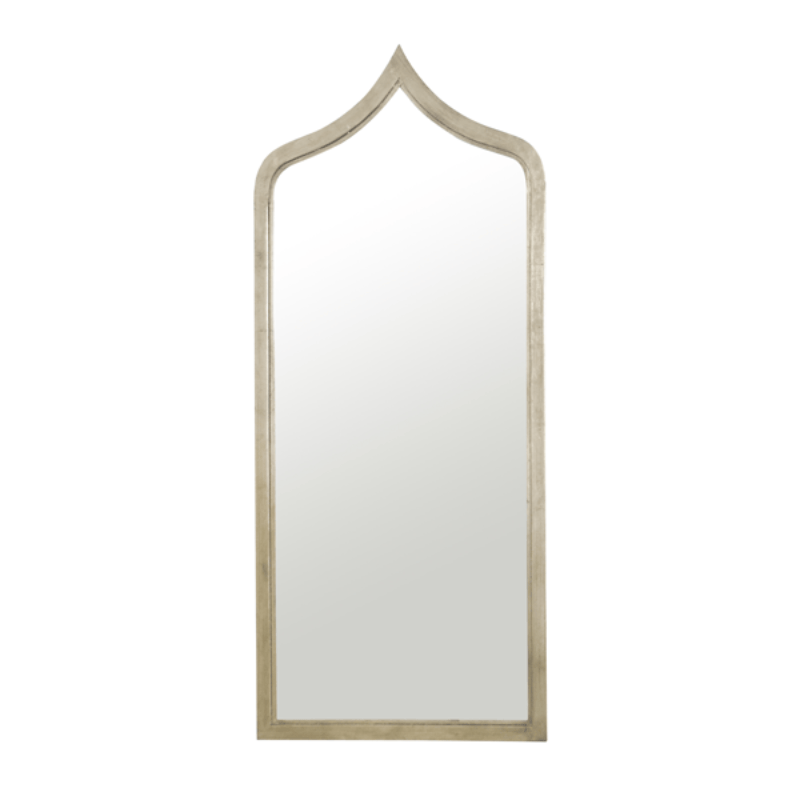 Adina Mirror by Worlds Away in Silver Leaf - Shop Wall Mirrors at Fig Linens