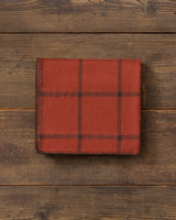 Graydon Alpaca Throw in Rust and Chocolate by Alicia Adams- Fig Linens