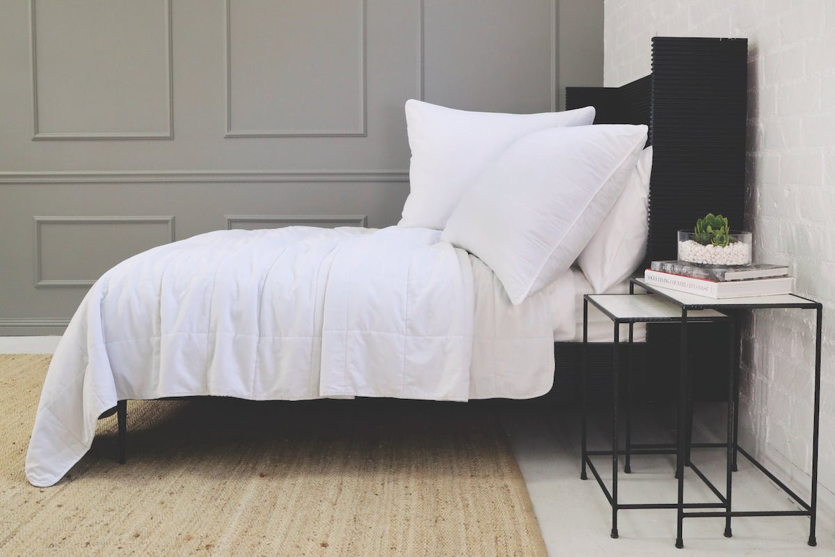 Amsterdam White Coverlets by Pom Pom at Home | Fig Linens and Home