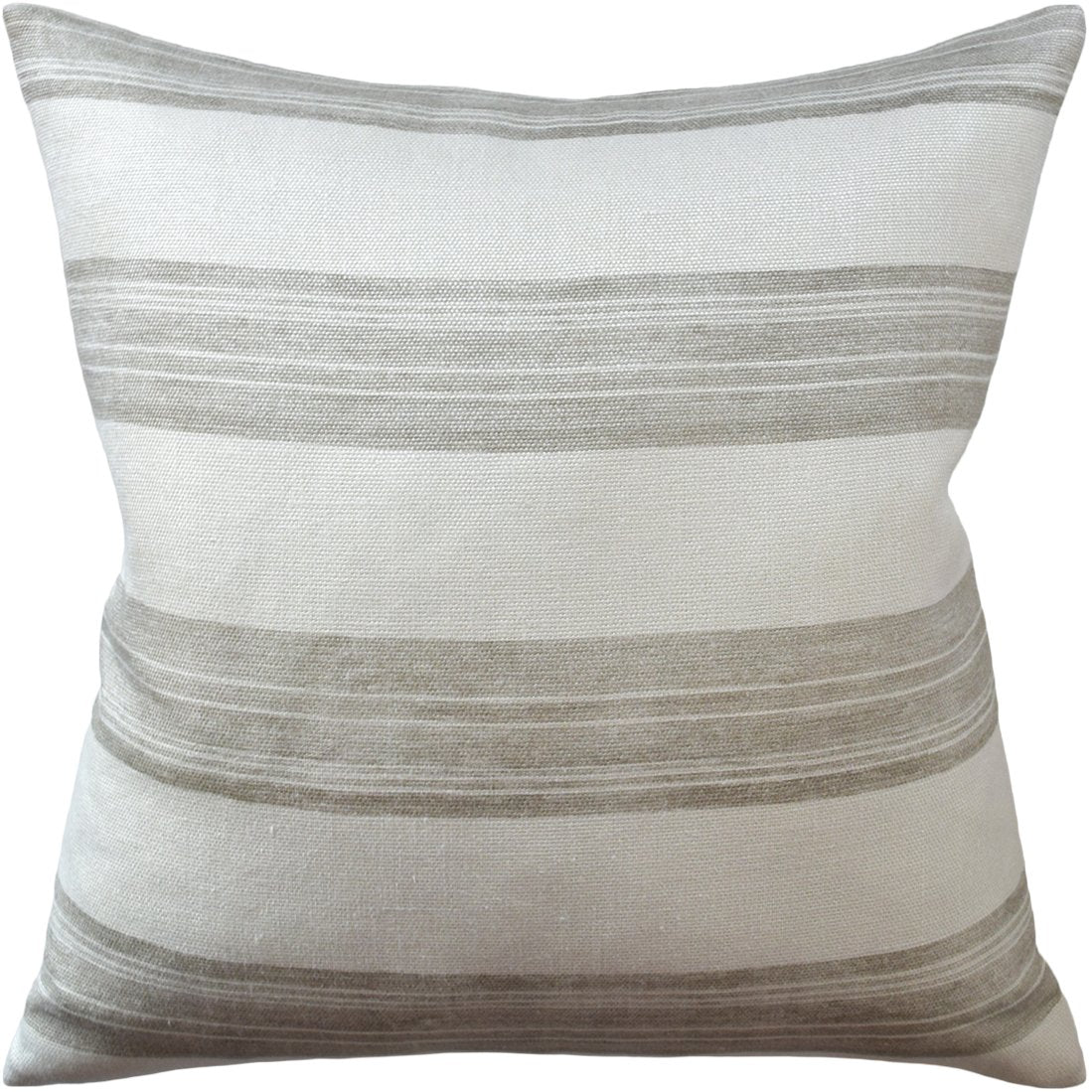 Askew Ivory and Taupe Pillow