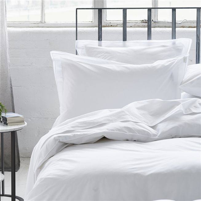 Astor Bianco Bedding by Designers Guild | Fig Linens