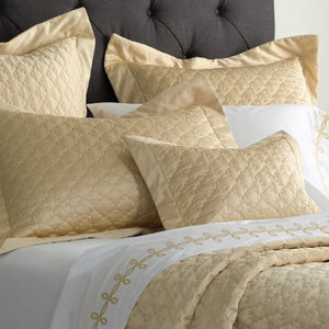 Champagne Ava Quilts & Shams by Matouk - Fig Linens and Home