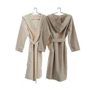 Capuz Robes in Linen and Ecru by Abyss and Habidecor | Fig Linens and Home