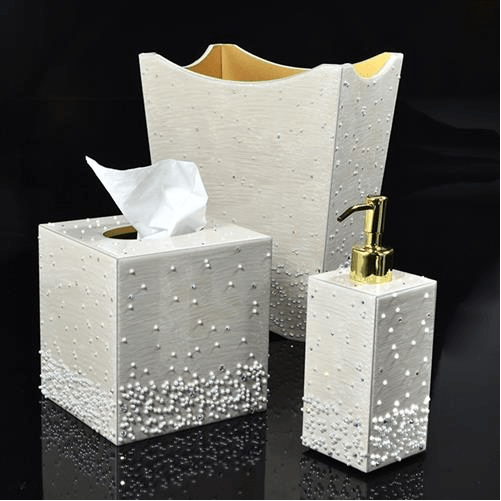 Caviar Moon Glow Bath Accessories by Mike + Ally | Fig Linens