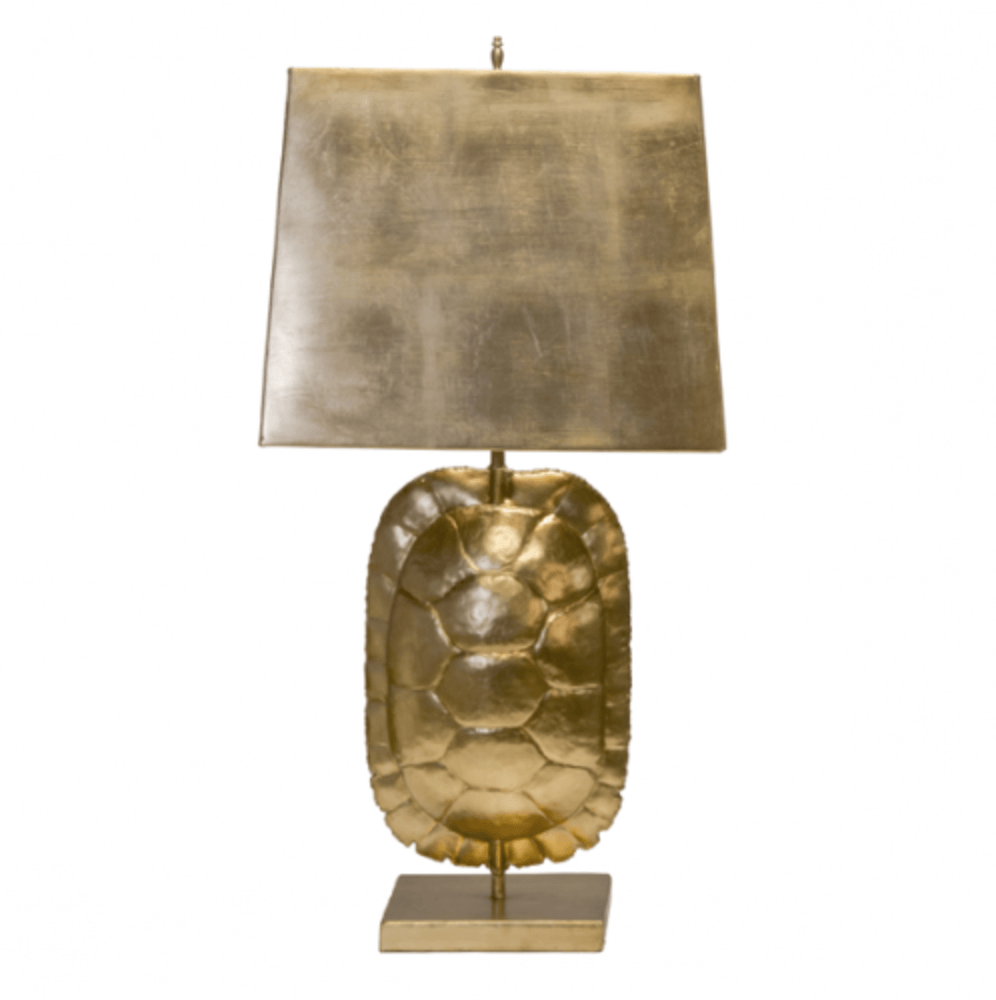 Cecile Gold Tortoise Table Lamp - Worlds Away Lighting at Fig Linens