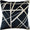 Channels Velvet Ebony and Almond Pillow - Fig Linens