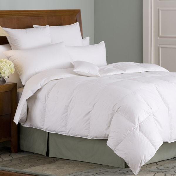 Organa 650+ White Goose Down Comforter - Organic Bedding | Fig Linens