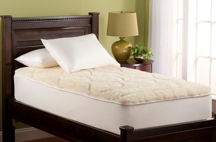 Traditional Wool Mattress Pad by Downright | Fig Linens and Home