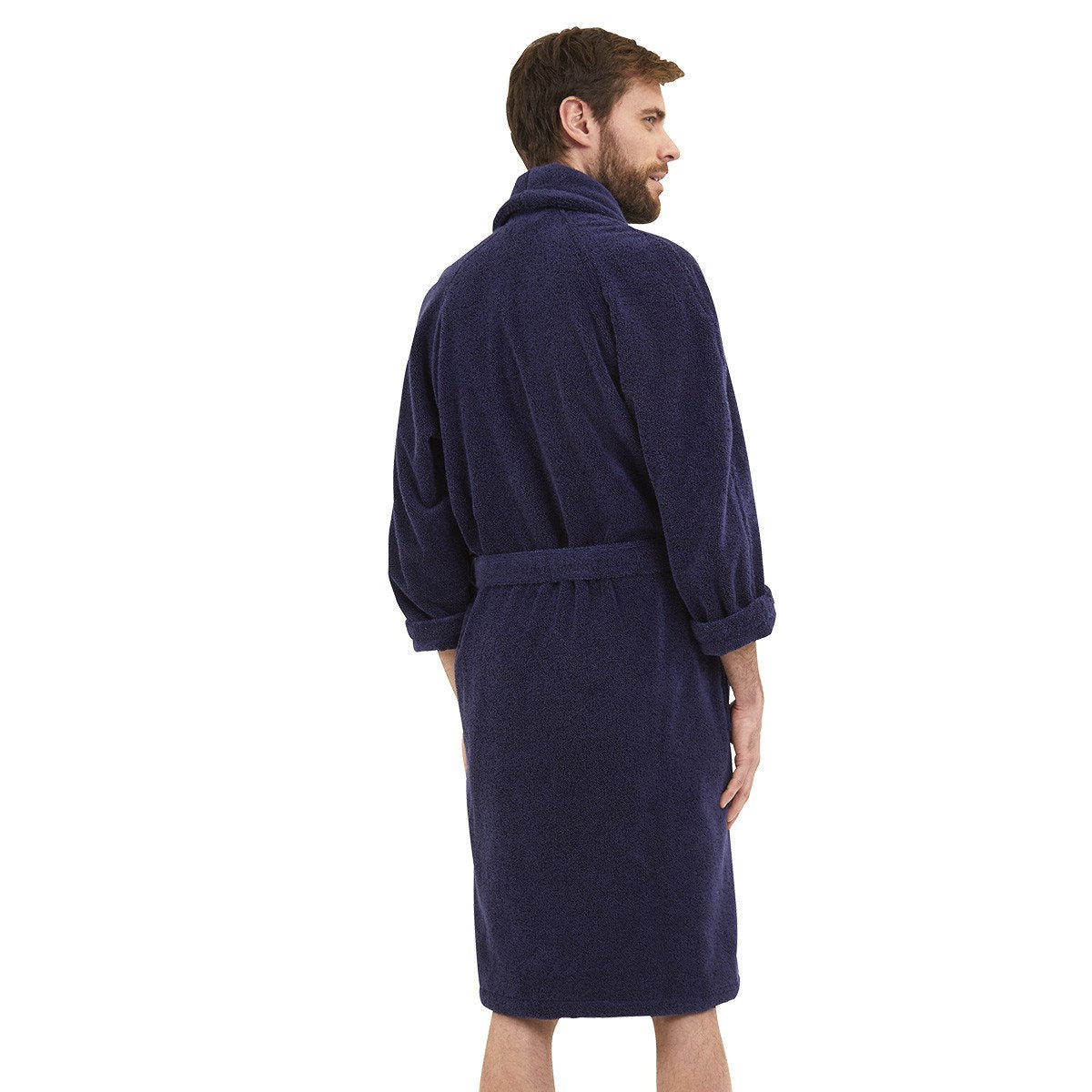 Fig Linens - Etoile Marine Bathrobe by Yves Delorme - Back
