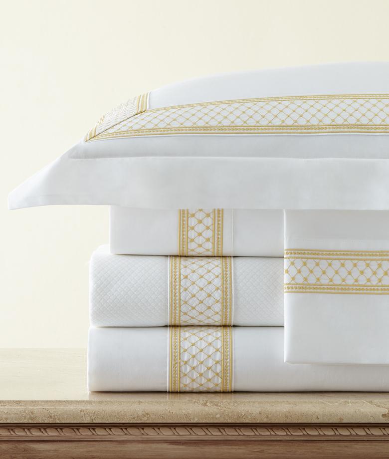 Fig Linens - Julia Embroidered Bedding by Legacy Home