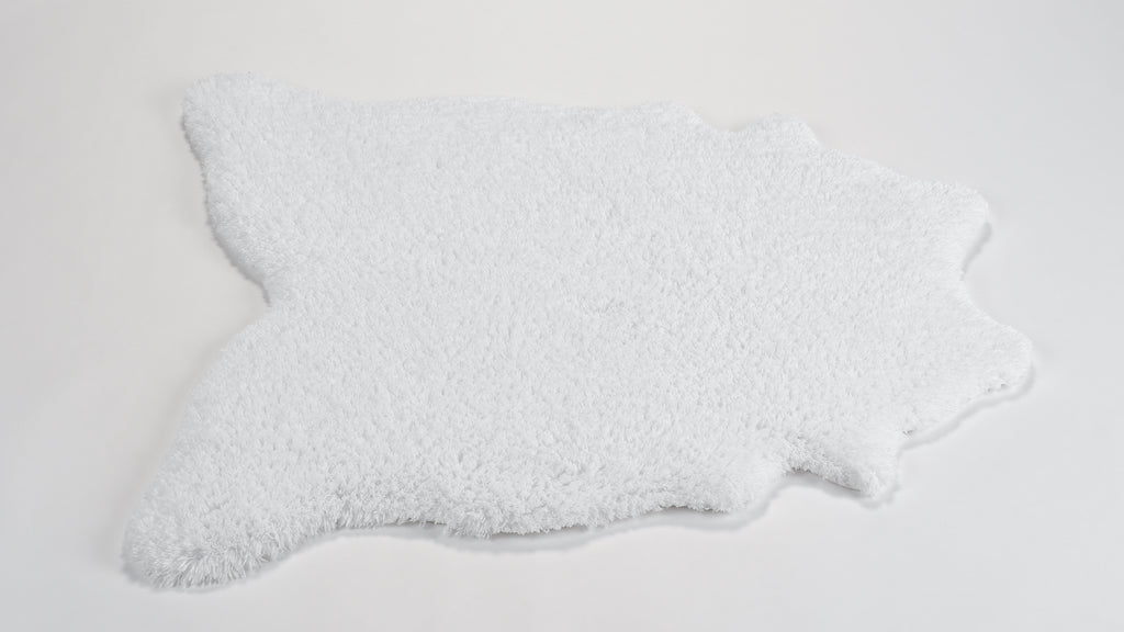 Peau White Faux Sheepskin Rug by Abyss & Habidecor | Fig Linens and Home