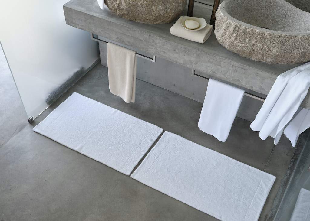 Lifestyle Shot - Double Bath Mat 23x39 by Abyss and Habidecor - Fig Linens