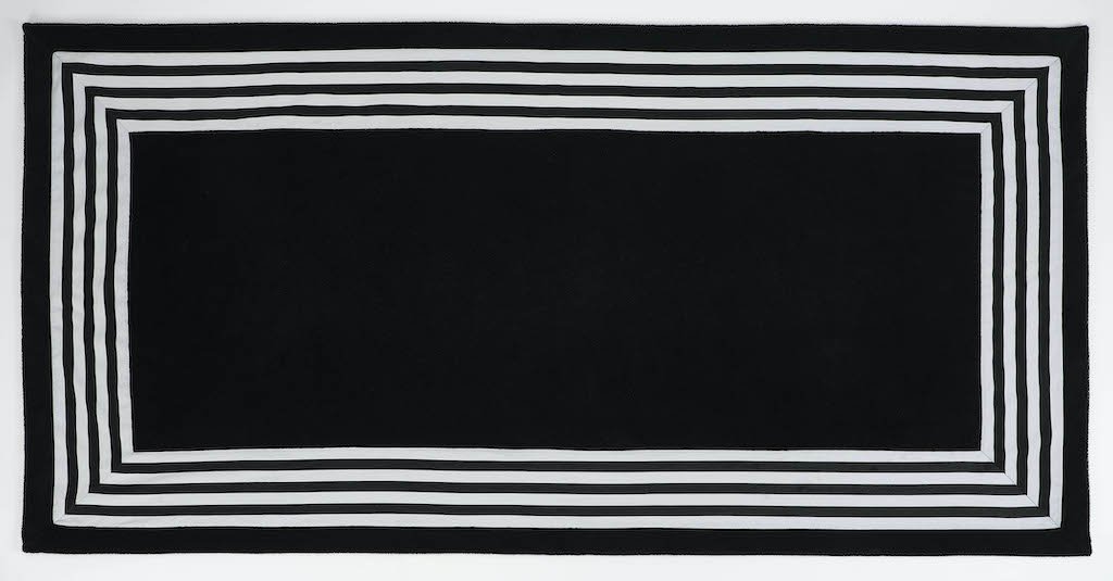 Fig Linens - Cannes Beach Towels by Abyss and Habidecor - Black - Full