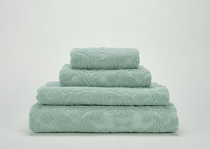 Fig Linens - Ice Gloria Bath Towels by Abyss & Habidecor - Stack