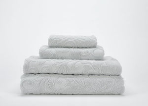 Fig Linens - Perle Gloria Bath Towels by Abyss & Habidecor - Stack