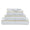 Fig Linens - Lara Bath Towels by Abyss & Habidecor - White and Gold Towels - Stack