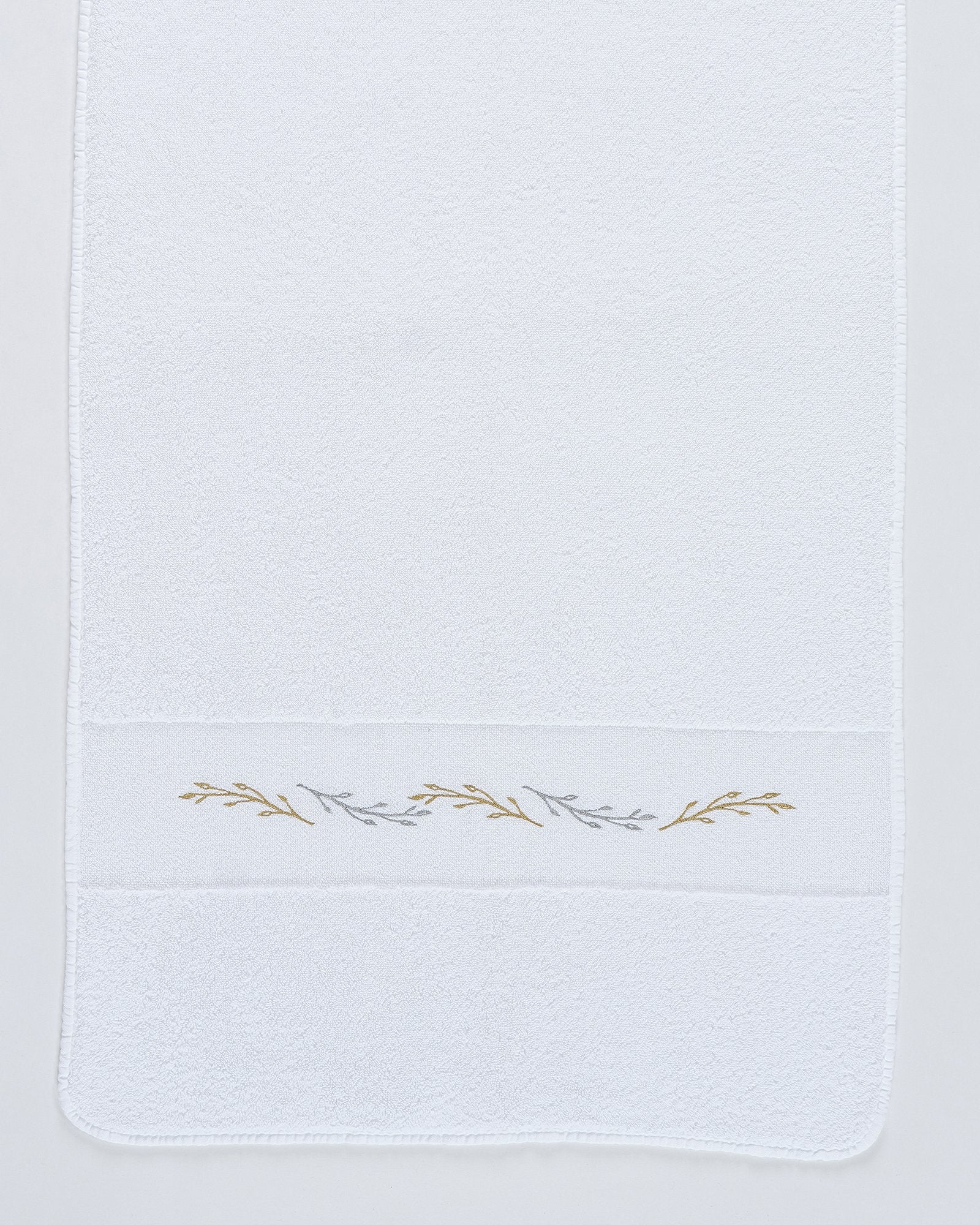 Fig Linens - Lauren Bath Towels by Abyss & Habidecor - Embroidered White Bath Towels