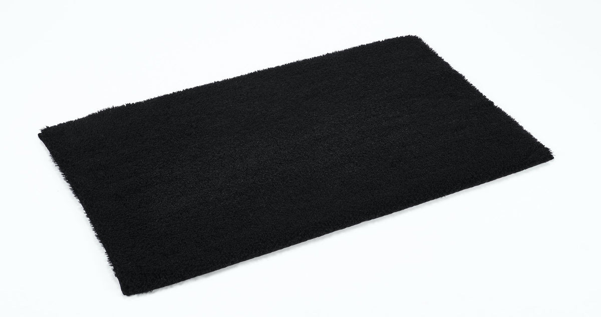 Lin Black Bath Rug by Abyss and Habidecor | Fig Linens