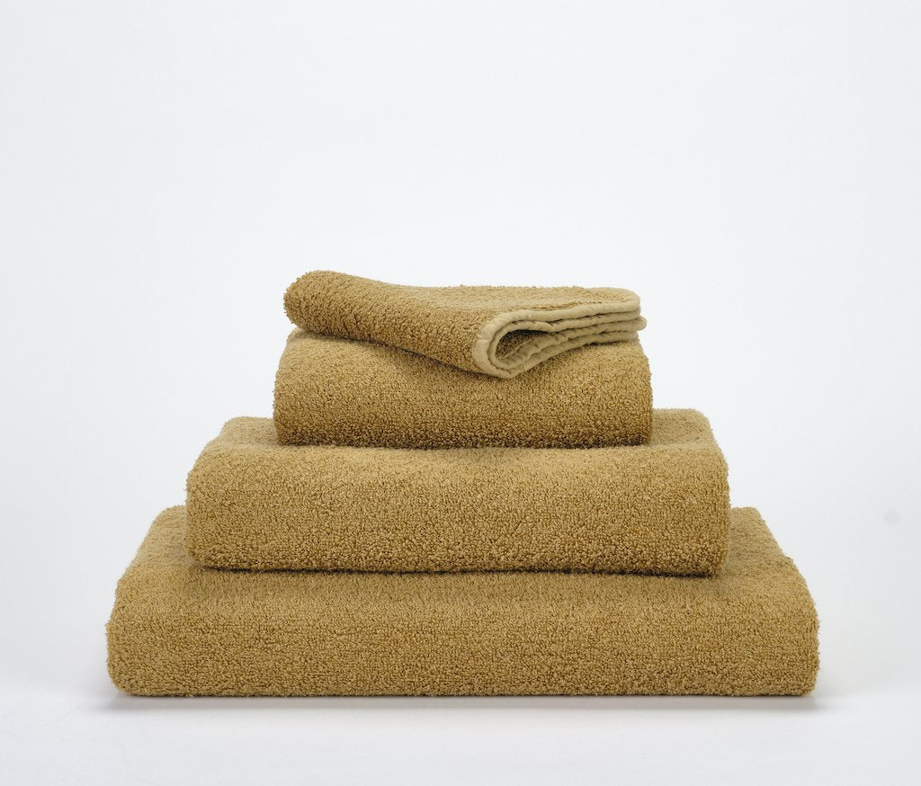 Lino Gold Bath Towels by Abyss and Habidecor | Fig Linens and Home