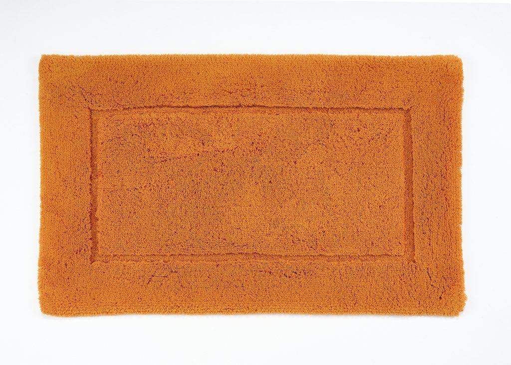 Fig Linens - Abyss & Habidecor 31x63 Must Bath Rug - Tangerine