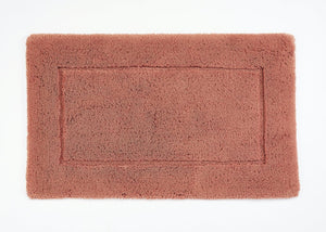Fig Linens - Must Rug by Abyss & Habidecor - Terracotta Bath Rug - 23x23"