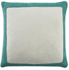 Fig Linens - Portofino Pillow by Abyss and Habidecor - Lagoon and Ivory