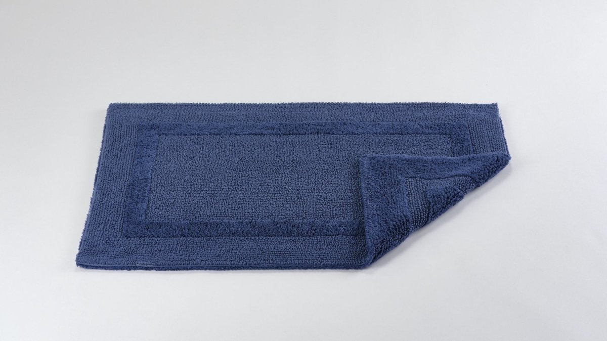 Fig Linens - 20x31 Reversible Bath Rug by Abyss & Habidecor - Cadette Blue