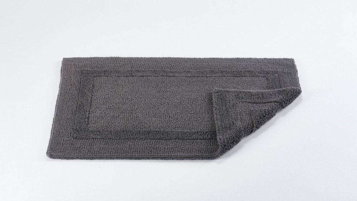 Fig Linens - Reversible Rug by Abyss & Habidecor - Metal Bath Rug - 27x47" 