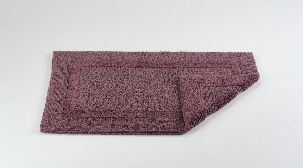 Fig Linens - 20x31 Reversible Bath Rug by Abyss & Habidecor - Rosewood